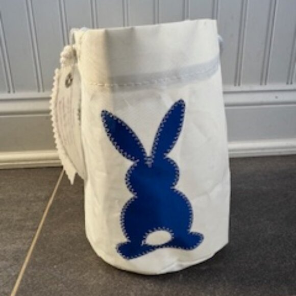 Sea Bags of Maine Blue Bunny Easter Bucket, NWT! - Picture 2 of 4